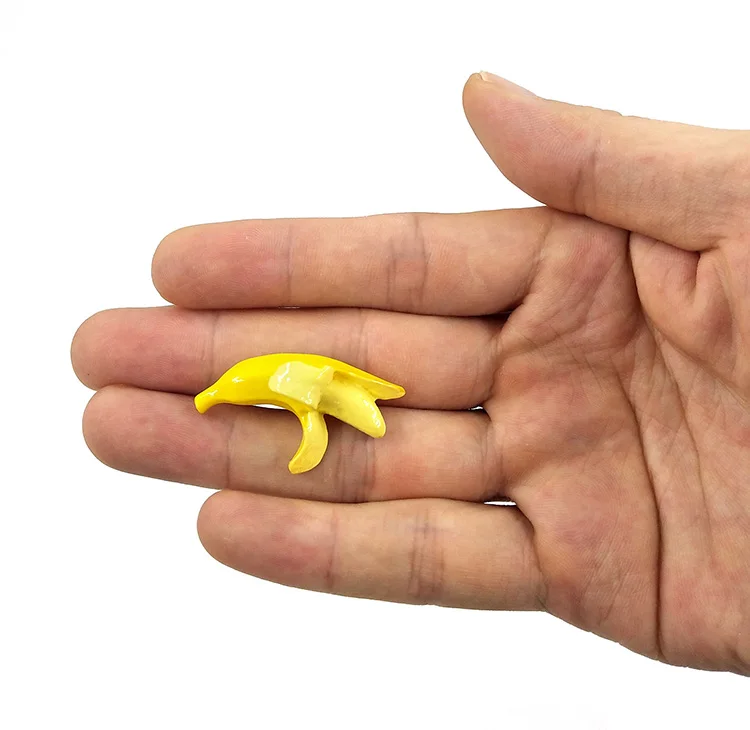 Шт. 10 шт. Моделирование банан миниатюрная фигурка мультфильм фрукты ролевые игры еда кухня Кукольный Домик DIY интимные аксессуары подарок