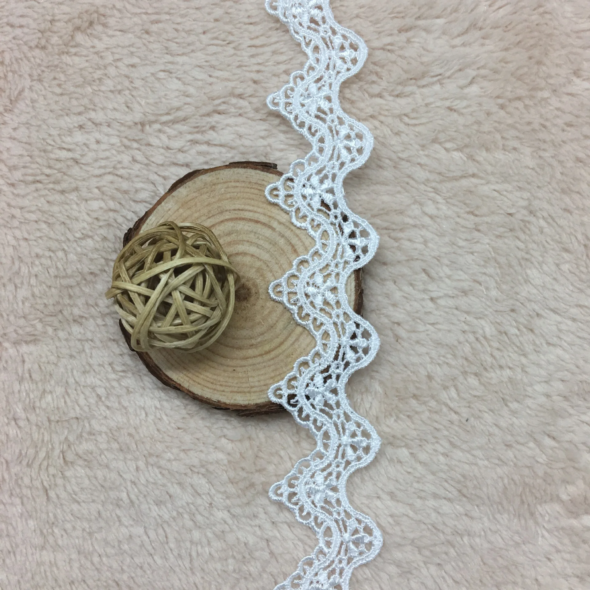 Clothing accessories DIY water-soluble lace polyester-lace lanterns with a small bar code universal 2.8cm all post free | Дом и сад