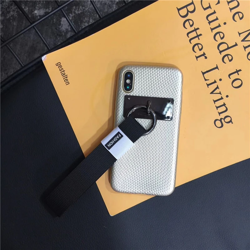 Yespure Grosir Buah Keras Handphone Capa Seluler untuk iPhone X 8 8 PLUS 7 7 Plus 6 6 S 6 PLUS Ponsel Aksesori Tali