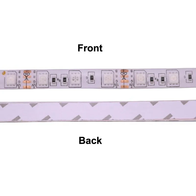 Светодиодная лента 5050 RGB Ambilight 10 метров 15 метров веревка 60 Светодиодный s/m+ 12 В 24 В светодиодный контроллер цветное кольцо Сенсорное управление+ адаптер переменного тока