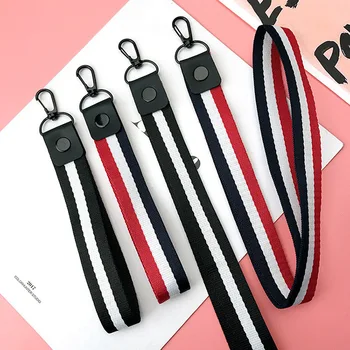 

Color flag color stripe Neck Strap Lanyards for ID Card Student Nurse Exhibition ID Name Card USB badge holder Hang Rope Lanyard