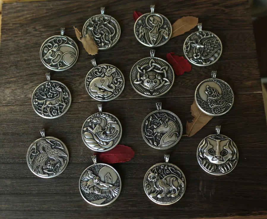 14 шт. оптовая продажа кулонов в виде символов животных|pendant and necklace|pendant watch