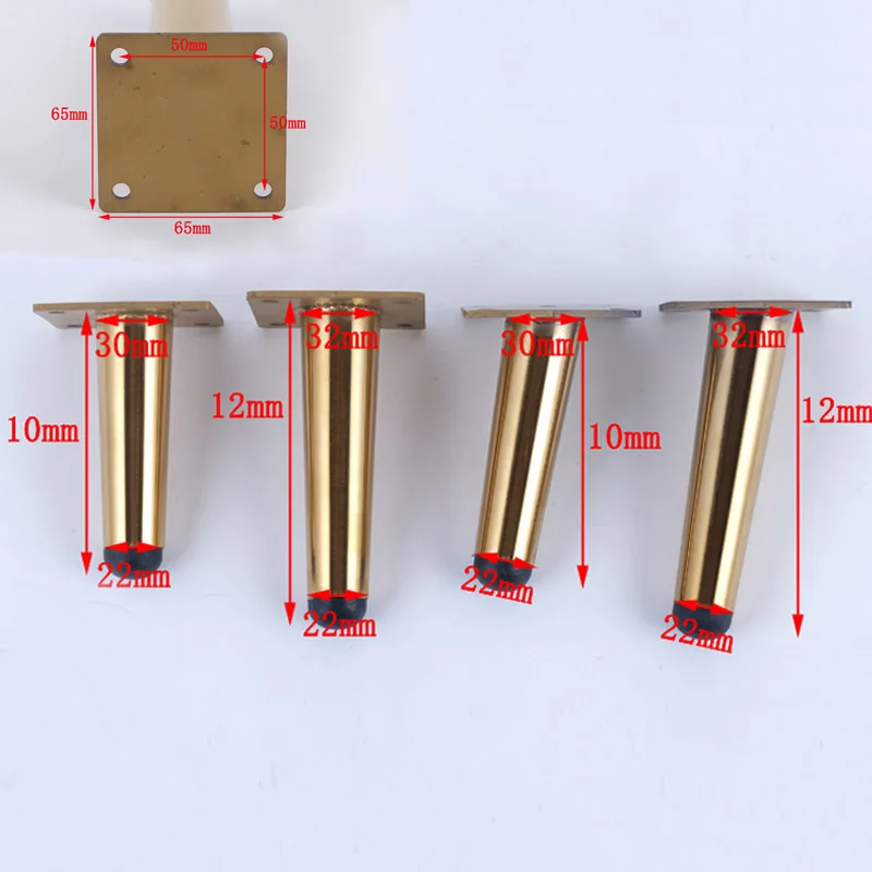 4 шт. мебель из нержавеющей стали футов 10 см столы шкафы ноги диван кровать ТВ шкаф ноги с монтажными винтами черные прямые ноги
