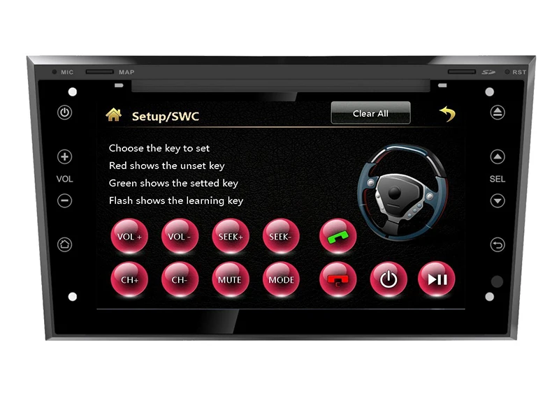 7 &quotсенсорный автомобильный DVD с экраном GPS аудио Радио стерео USB/SD BT/TV Canbus
