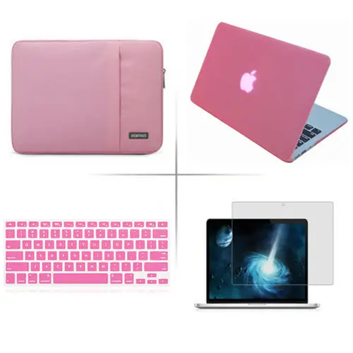 4в1 чехол для Apple Macbook Pro Air Retina Touch Bar 11 12 13 15 дюймов защита экрана + клавиатуры