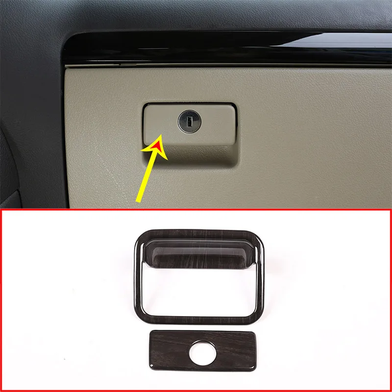 Черное дерево зерна для Toyota Land Cruiser Prado FJ150 150 LC150 2010 2018 интерьер АБС системы