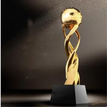 

Crystal trophy, creative earth model crafts, desktop decoration