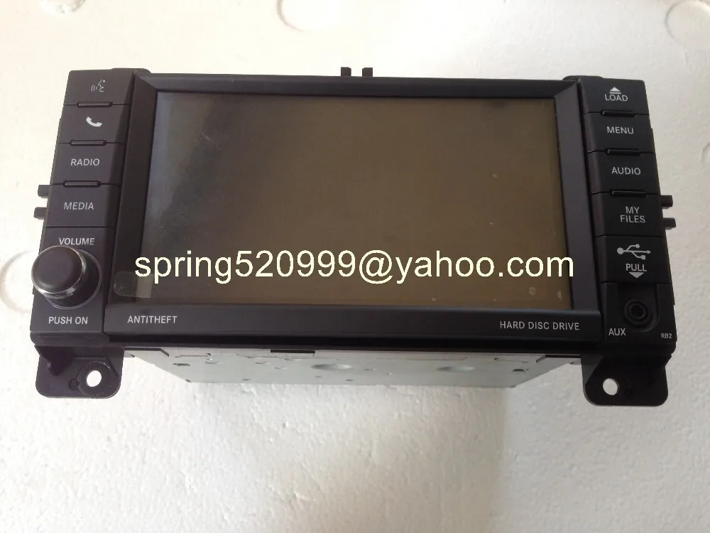 Flash Deal P05091332AC Chrysler Do&dge single DVD audio head unit with decode HDD Hard Disc Drive MP3 AUX Media car radio 0