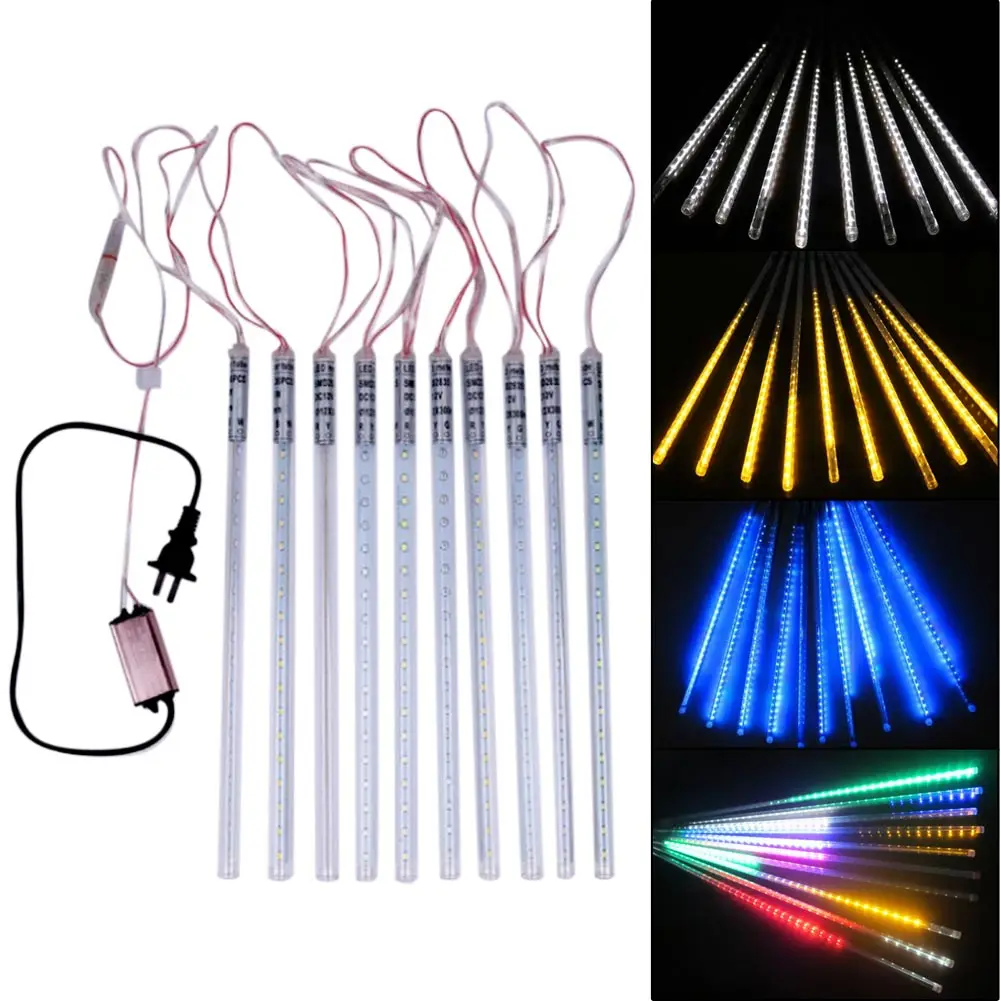 Hot Sale 10pc 2835SMD 30cm 360LED Waterproof Meteor Shower Rain Falling