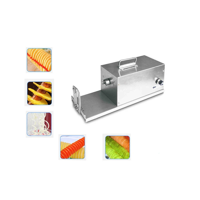 Excellent Twister Potato Tornado Slicer Machine Automatic Spiral Cutter Vegetable slicer Twister Food Processor 110/220v Potato Cutter CE 2