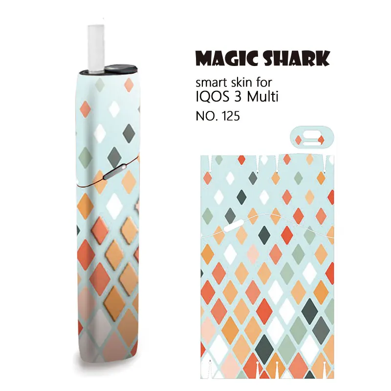Защитный чехол Magic Shark Green Leaf для электронной сигареты IQOS 3|Наклейки телефонов| |