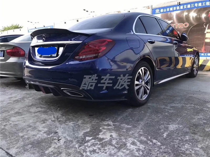 

Carbon fiber Rear Trunk Boot Spoiler Wing for Mercedes Benz E-Class W213 E200 E300 E400 E550 E63 4-Door 2016 2017