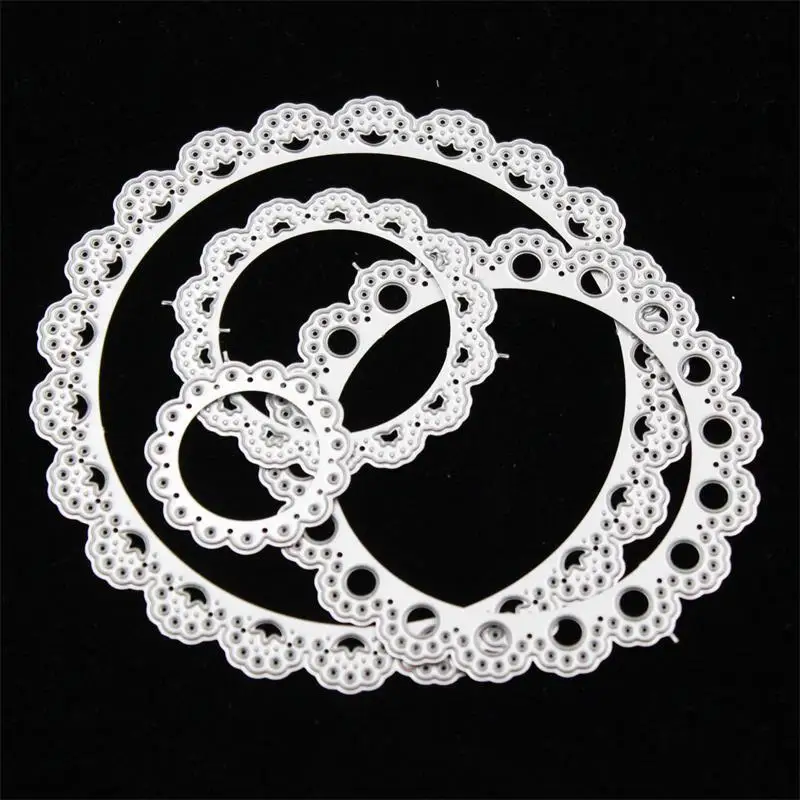 KSCRAFT Мандала кружево Doily металлические резные штампы трафареты для сделай сам