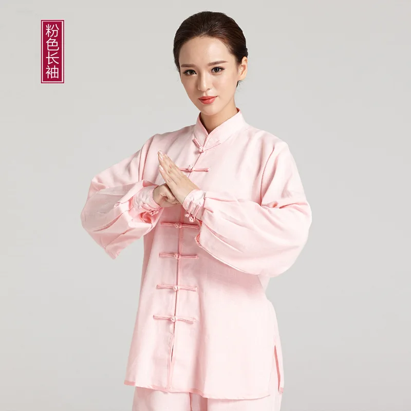 Униформа Tai chi хлопок искусственная кожа высокое качество Одежда Кунг фу для
