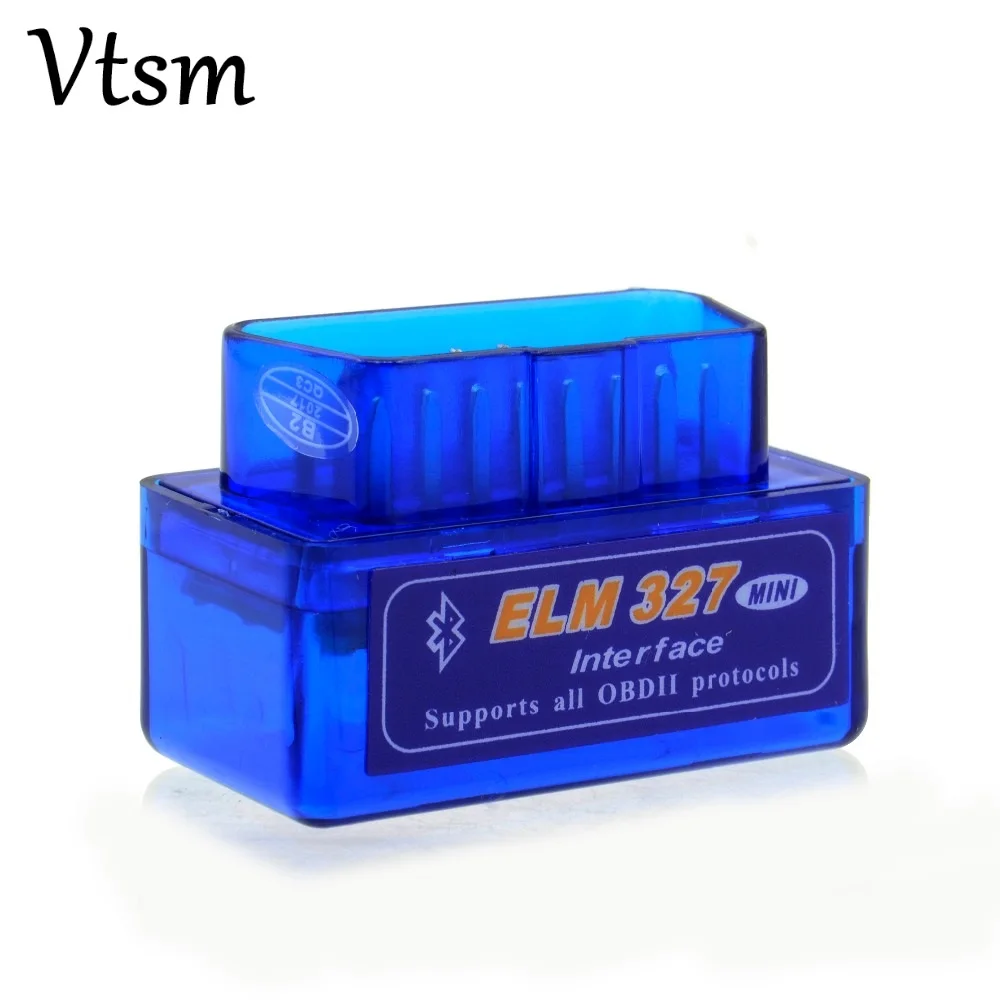 Супер Мини elm327 Bluetooth OBD2 V1.5 Elm 327 для Android автомобильный адаптер сканер OBD 2 Elm-327 OBDII автоматический диагностический инструмент сканер