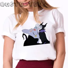 Новое поступление Ursula& Maleficent Harajuku женская одежда Графические футболки Camiseta Mujer топы Эстетическая футболка женская уличная