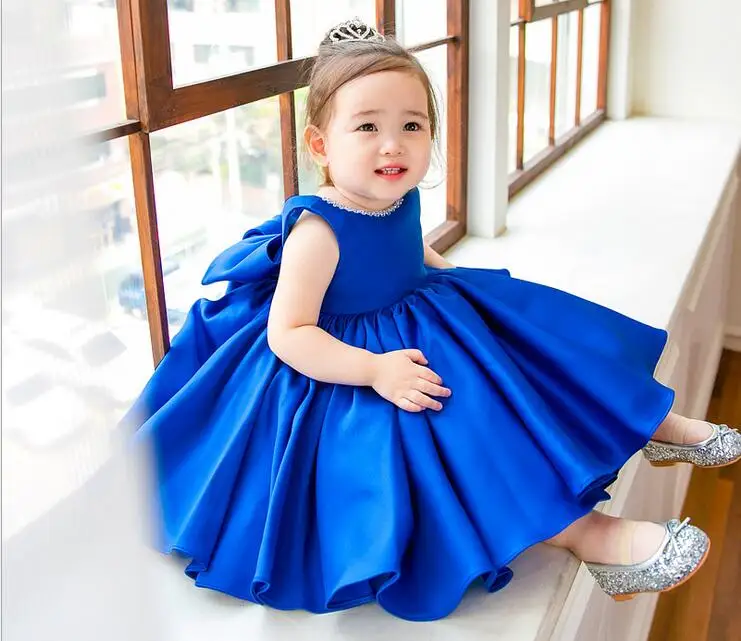 blue birthday dress