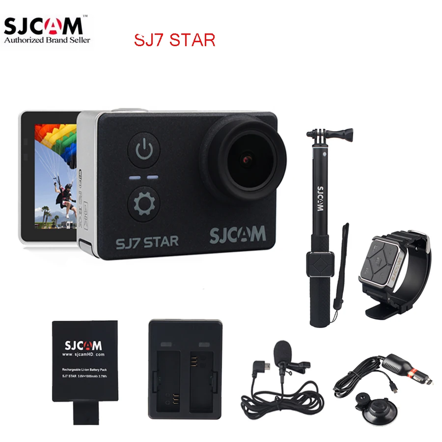 100% Original SJCAM SJ7 STAR Wifi 4K 2'' Touch Screen Ambarella A12S75 30M Waterproof Sports Action Remote Camera Cam Mini DVR