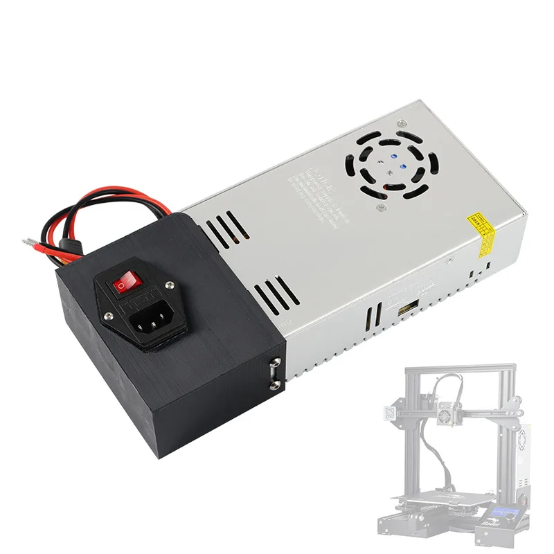 Ender 3 AC110/220V DC24V 15A Meanwell Power Supply Aluminum switch For Creality 3D Ender-3 Pro Ender-5 CR-X Printer parts | Компьютеры и
