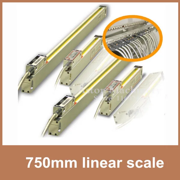 

Free Shipping High Accuracy linear scale 0.005mm / 0.0002" 5V TTL 750mm linear transducer for digital scale linear machine CNC