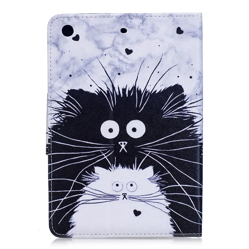 Wekays For Apple IPad Mini 3 2 1 Cartoon Cat Leather Fundas Case For Coque IPad Mini 1 2 3 Tablet Cover Cases For IPad Mini Kids