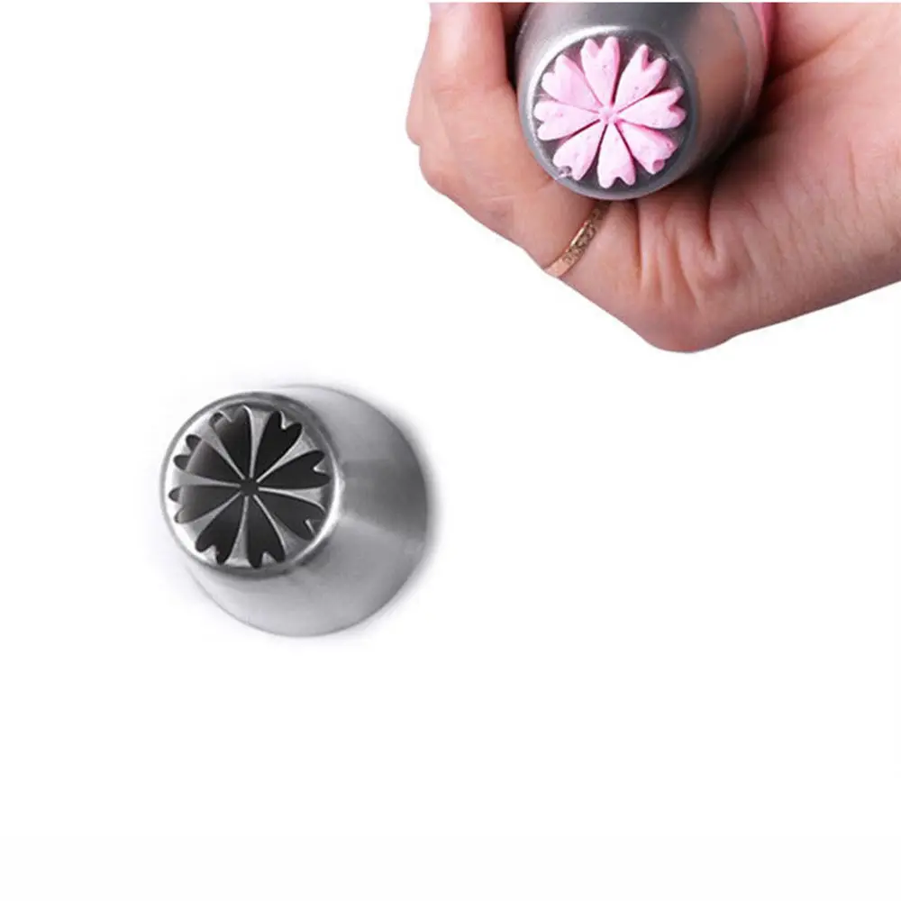 LINSBAYWU Russian Tulip Flower Cake Icing Piping Nozzles Decorating Tips Baking Tool #10 LINSBAYWU Russian Tulip Flower Cake Icing Piping Nozzles Decorating Tips Baking Tool #10