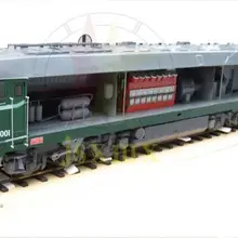 1/10 масштаб медь китайский Dongfeng № 4 четыре II 0001 дизельный локомотив поезд орбитальная динамическая Длинная модель поезда