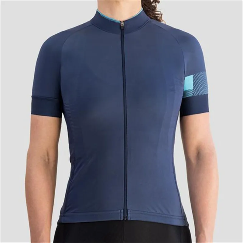 Новые летние узор Для женщин быстросохнущие короткий рукав, для велоспорта, Джерси, оккупации велосипедный Триатлон Велоспорт Для женщин Джерси - Цвет: Серый
