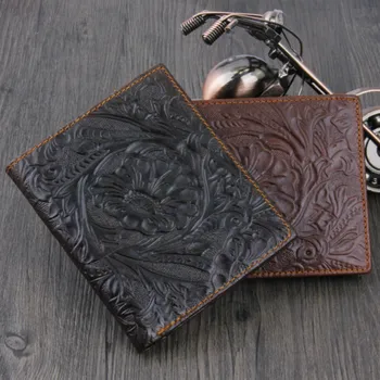 

2018 New fashion Genuine Leather Wallet Men Famous Brand Mens with zipper Pocket Carteira Masculina Couro money clip