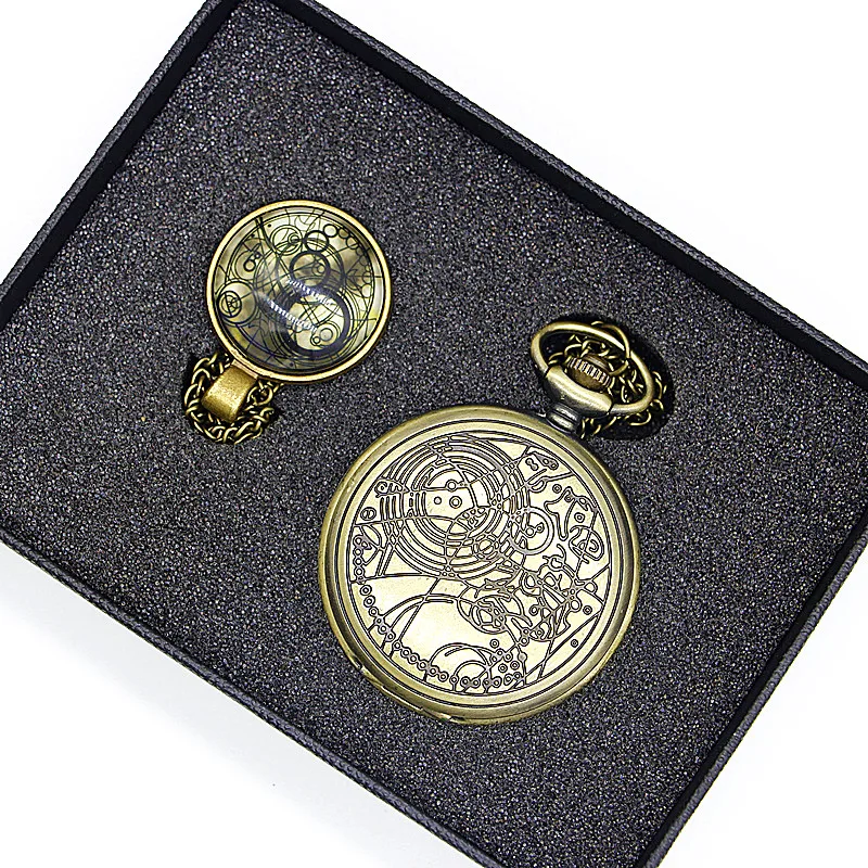 Fashion-Doctor-Who-Bronze-Pocket-Watch-Sets-With-Dr-Who-Glass-Dome-Pendant-Packing-With-Men