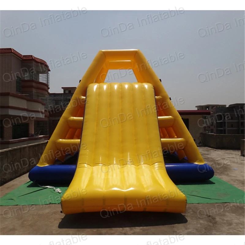 inflatable floating slide