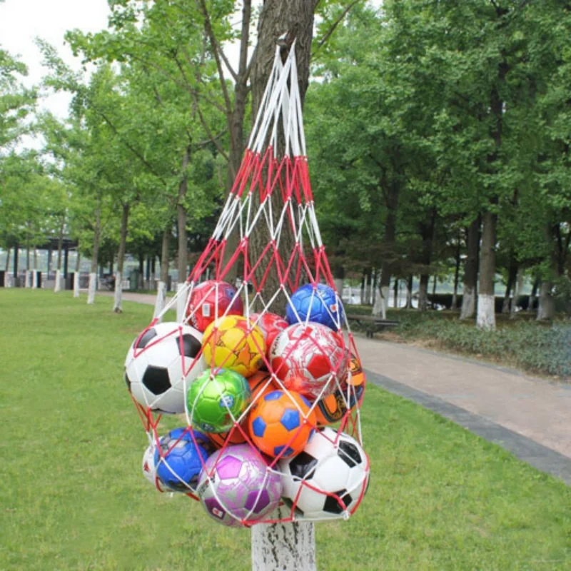 Outdoor Sporting Soccer Net 10 Balls Carry Net Bag Sports Portable Equipment sports ball storage bag sports ball bag