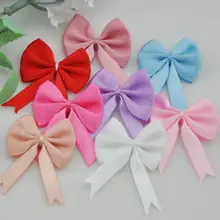 40 шт. сатиновая цветные галстуки-бабочки Свадебная аппликация сделай сам Ремесло U pick A44