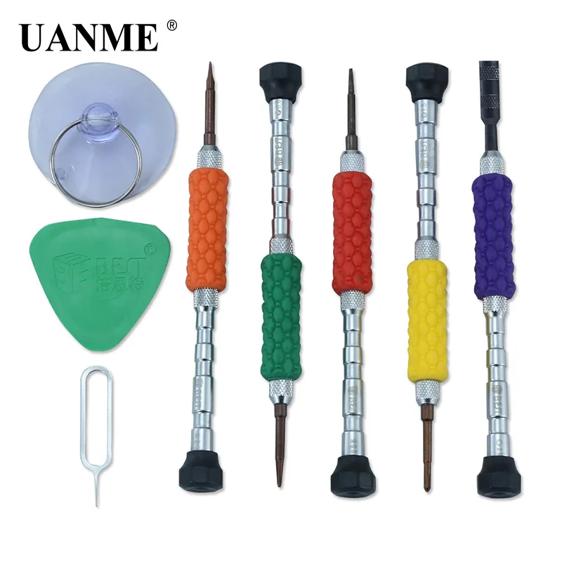 

UANME 8Pcs 1 Sets Opening Repair Tools Laptop Phone & Screen Disassemble Tools Set Kit For iPhone For iPad Cell Phone Tablet PC