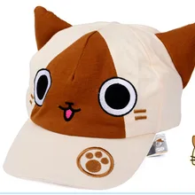 Новинка года; шапка с изображением монстра охотника; периферийные принадлежности; Airu cat pettern kawaii; Милая шапка для мальчиков и девочек; регулируемый головной убор; размер HT106