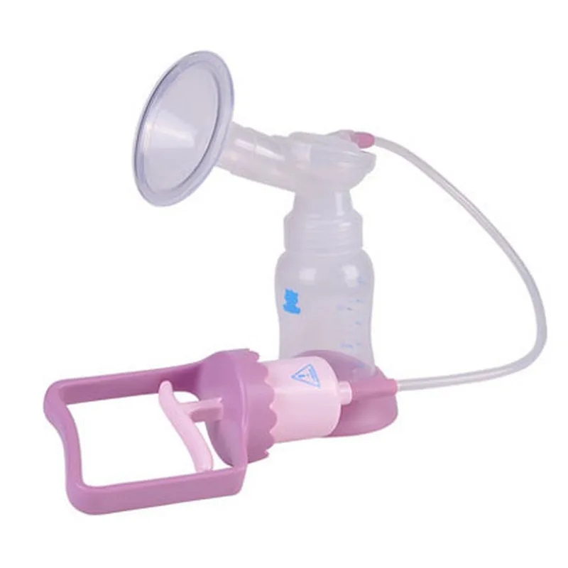 Silicone Manual Breast Pump Hand Milk Sucker Milking Suction Device