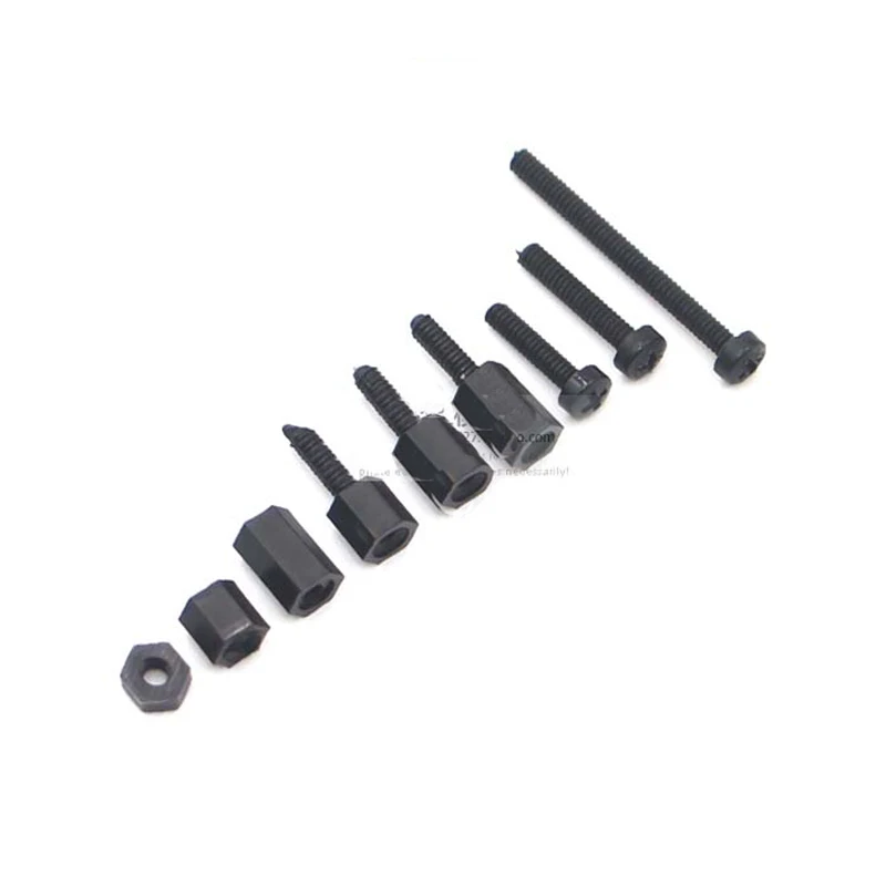 uxcell M4x20mm+6mm Male-Female Hex Nylon PCB Motherboard Spacer Standoff for FPV Drone Quadcopter Computer /& Circuit Board Black 25pcs