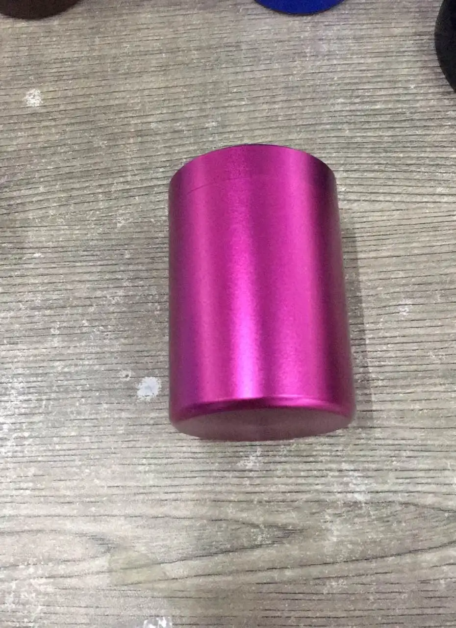70 мл Металл Алюминий портативный небольшой запечатанный банок путешествия чай Caddy герметичный запах доказательство контейнер тайник банка - Цвет: Красный