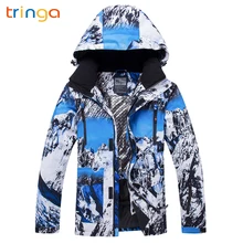 TRINGA Популярный высококачественный зимний лыжный костюм Мужская лыжная куртка теплые водонепроницаемые ветрозащитные лыжные и сноубордические костюмы
