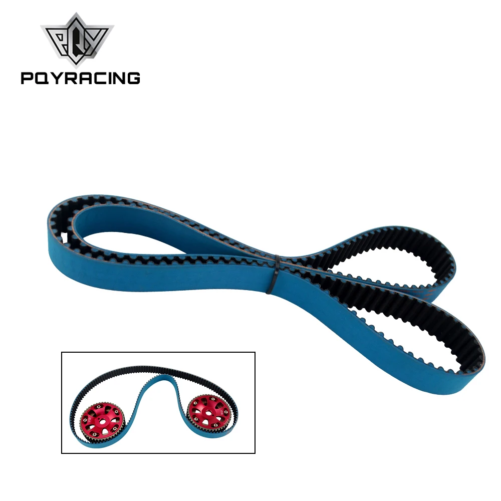 

PQY - HNBR Racing Timing Belt FOR 86-93 Toyota Corolla MR2 2.0L BLUE PQY-TB1009