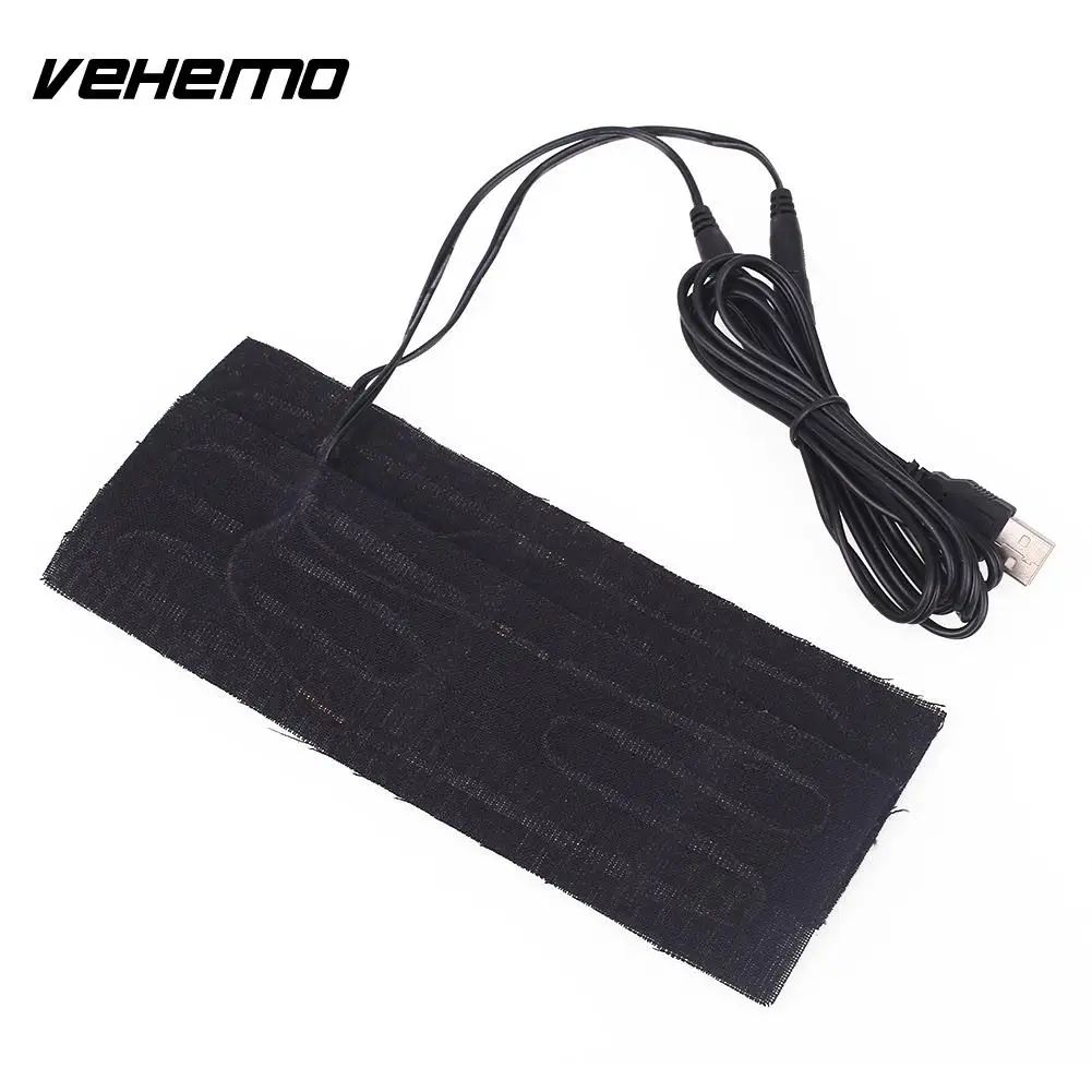 

Vehemo USB 2Pcs/Set Electric Heating Pad Heating Pad Feet Warmer Vehicle Seat Cover Universal Heated Seat Cushion