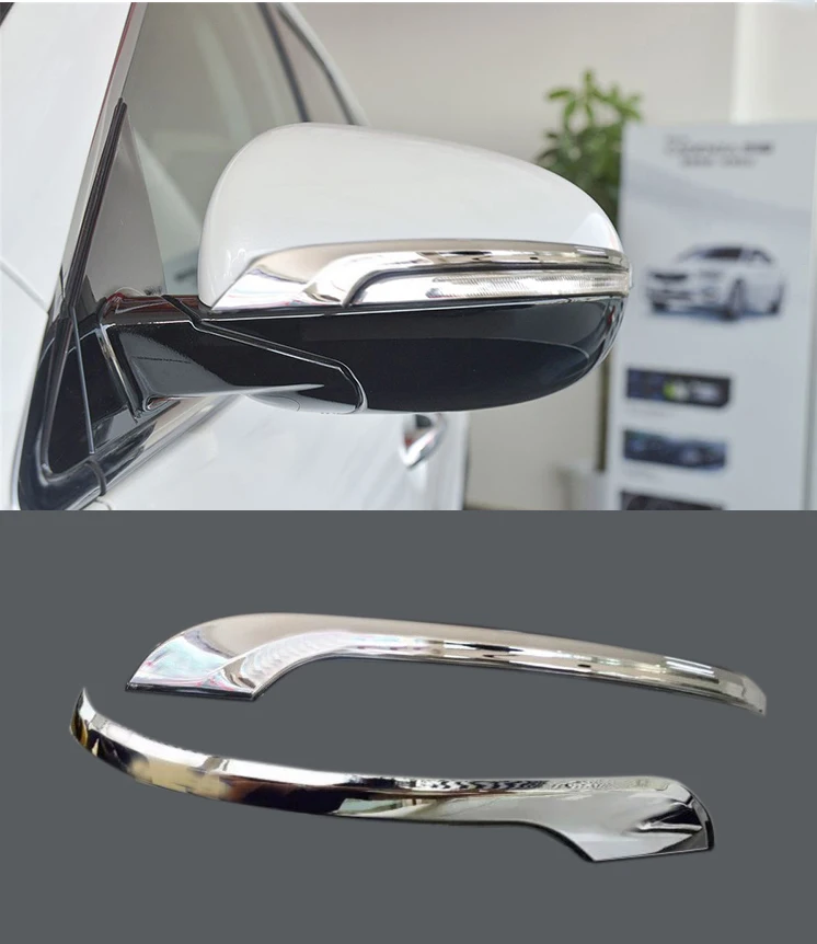 2 шт. хромированные накладки на боковые зеркала заднего вида для Kia Sorento L 2015 2017