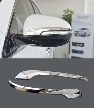 

2pcs Car body ABS chrome back rear view Rearview Side Mirror Cover stick trim frame lamp hood For Kia Sorento L 2015 -2017 2018
