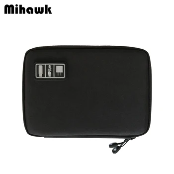

Mihawk Hard Disk Case Digital Bags Shockproof Mouse Storage Pouch Earphone Dust Cover Portable Multi-function Travel Case Supply