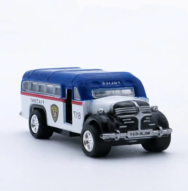 1:64 литая школьная модель автобуса высокая имитация Мальты металлические литья