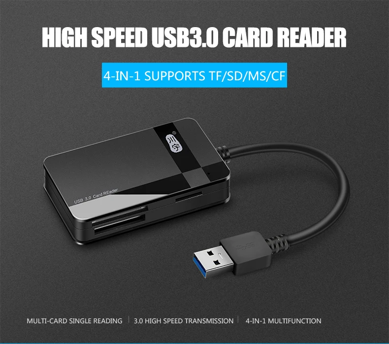 Kawau C368 USB3.0 SD/Micro SD TF OTG Смарт-карта памяти адаптер для ноутбука USB 3,0 Тип C кардридер SD кардридер