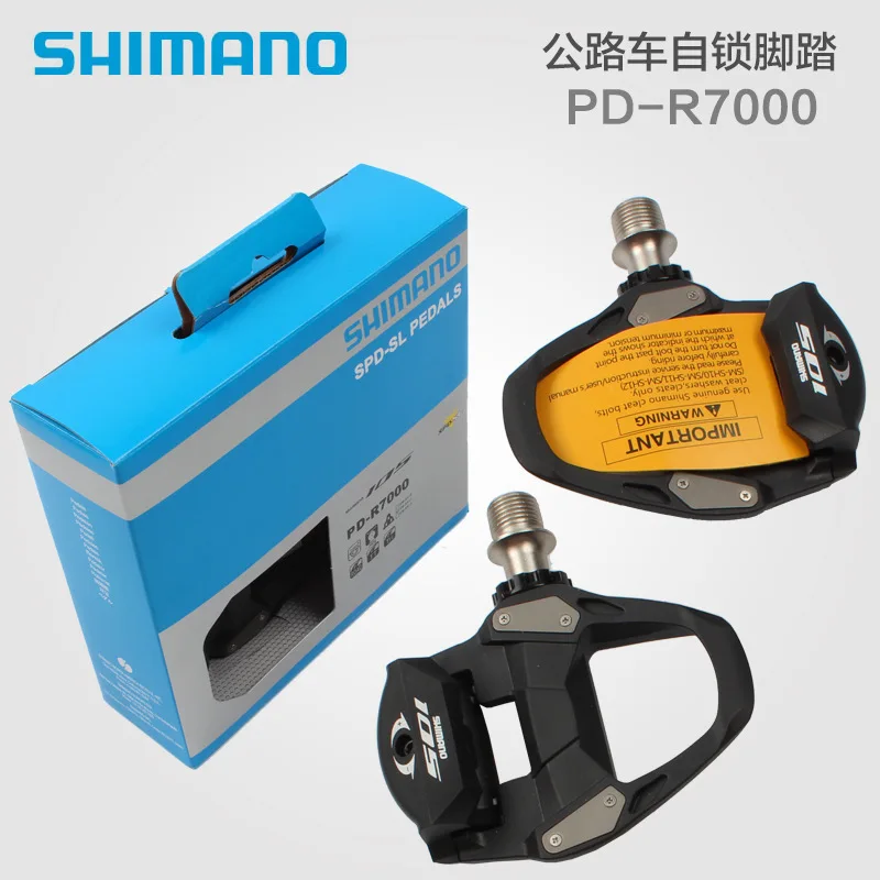 

SHIMANO 105 PD-R7000 SPD Pedals Carbon Road bike Pedals Self-Locking Bicycle Pedal With SH11 Cleats