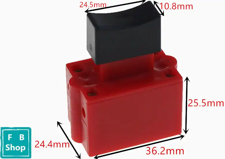 10A Fa2-10//2B Dpst Self-Locking Electric Drill Tool Trigger Switch 125V//250V Sa