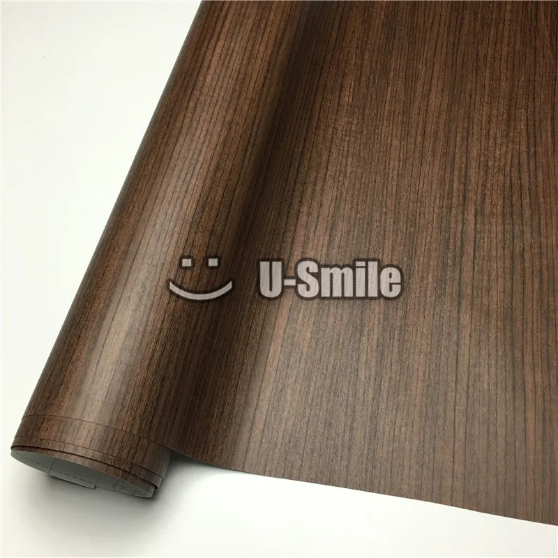Teak Car Wooden Grain Vinyl Wrap Decal Wood Vinyl For Wall Furniture