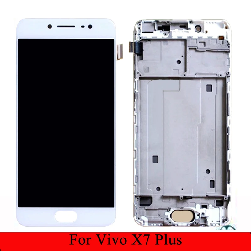 

5.7" For VIVO X7Plus X7 PLUS LCD Screen Display+Touch Panel Digitizer With Frame White Color